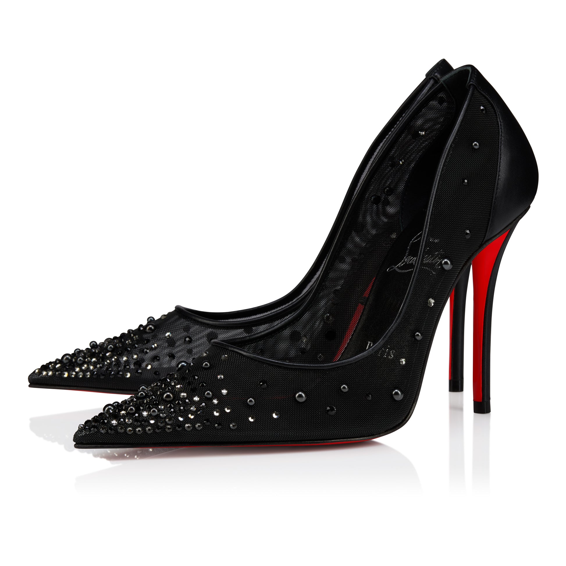 Christian Louboutin Miss Z Degrastrass Perla Women Shoes | Color Black