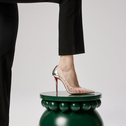 Christian Louboutin Miss Z Degrastrass Perla Women Shoes | Color Silver