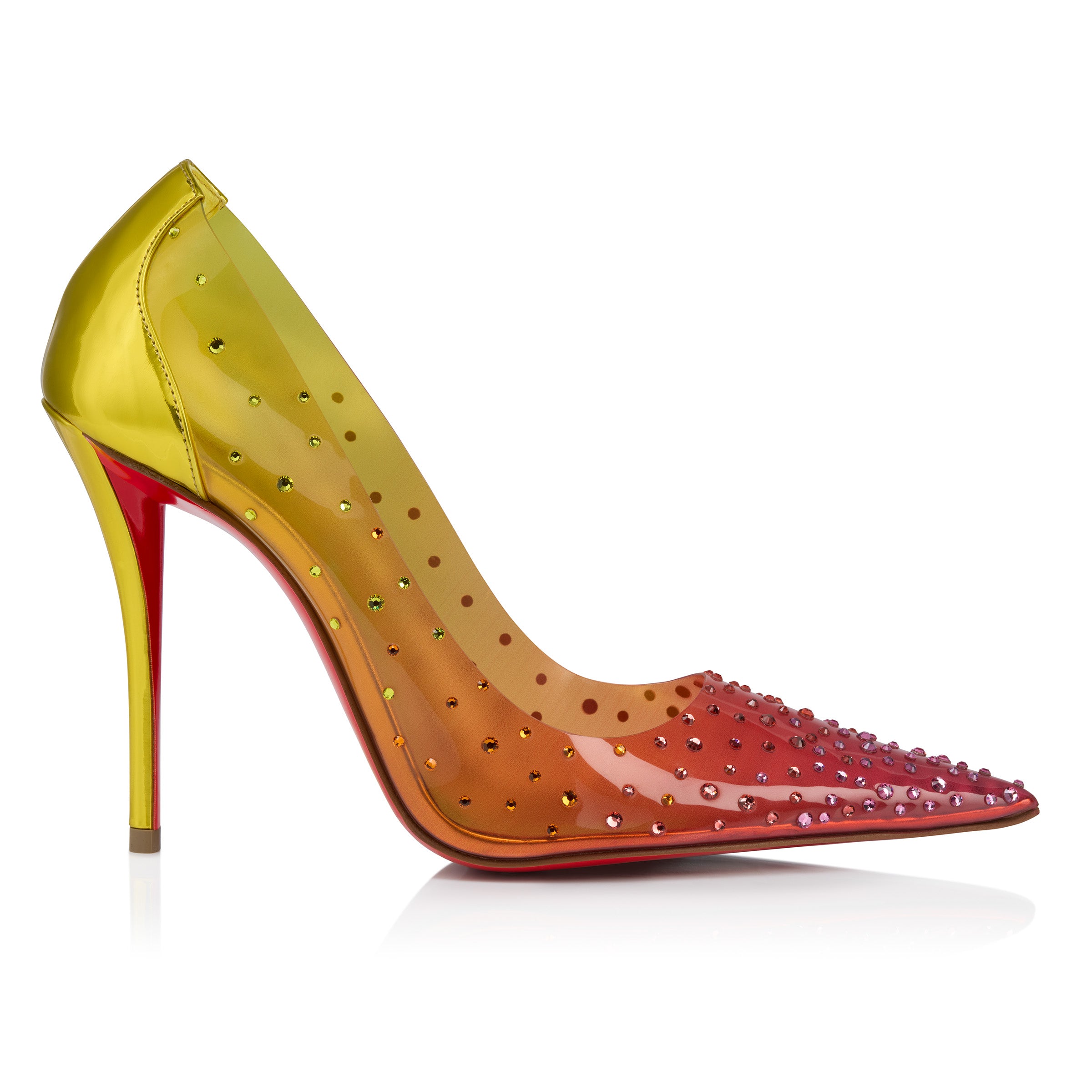Christian Louboutin Miss Z Degrastrass Pvc Women Shoes | Color Multicolor