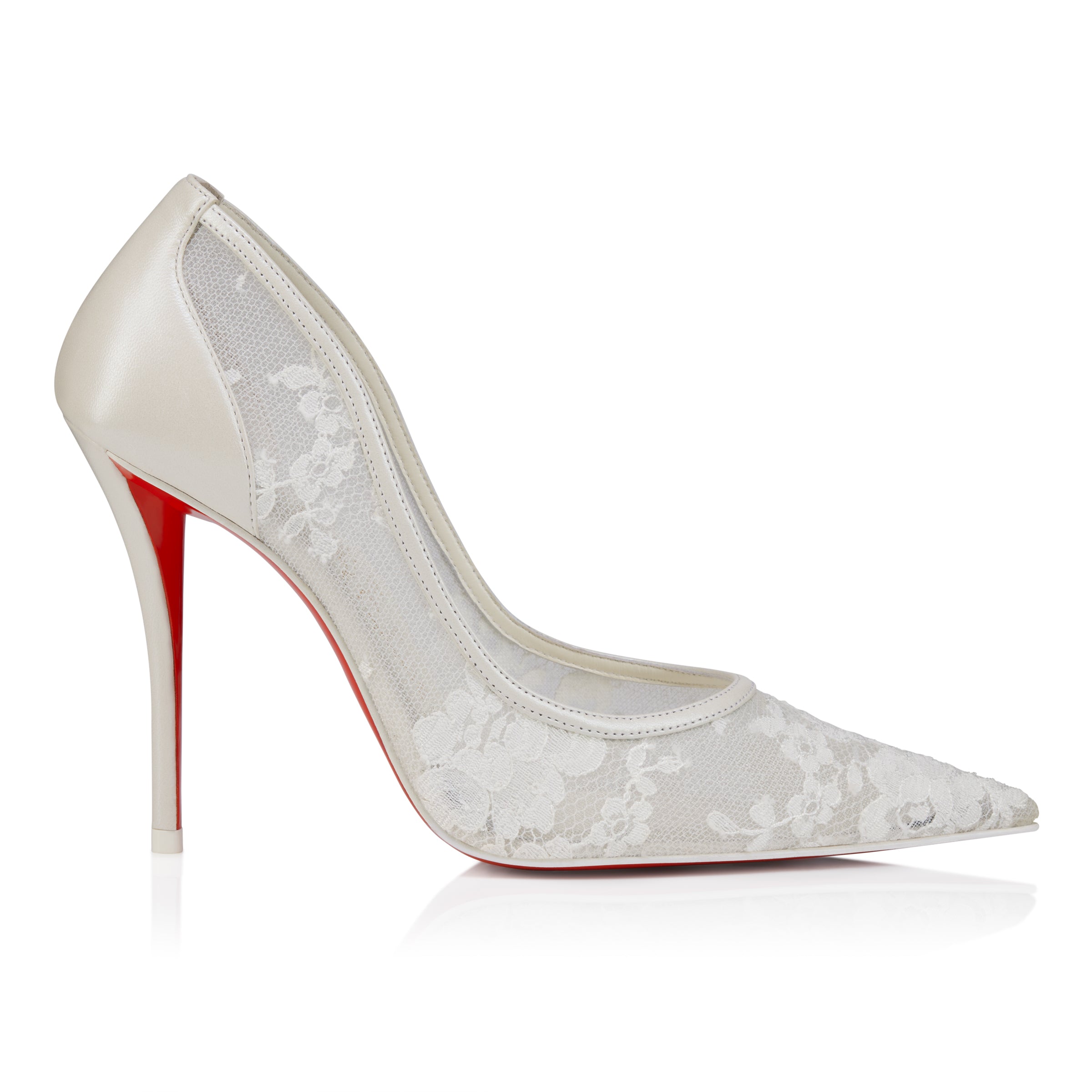Christian Louboutin Miss Z Mesh Women Shoes | Color White