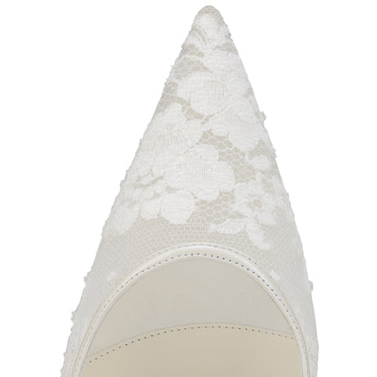 Christian Louboutin Miss Z Mesh Women Shoes | Color White
