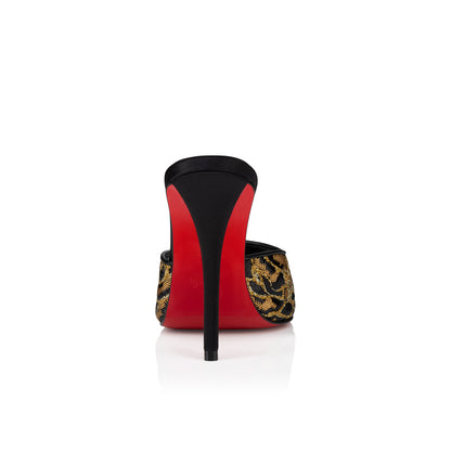 Christian Louboutin Miss Z Mule Ocelot Women Shoes | Color Multicolor