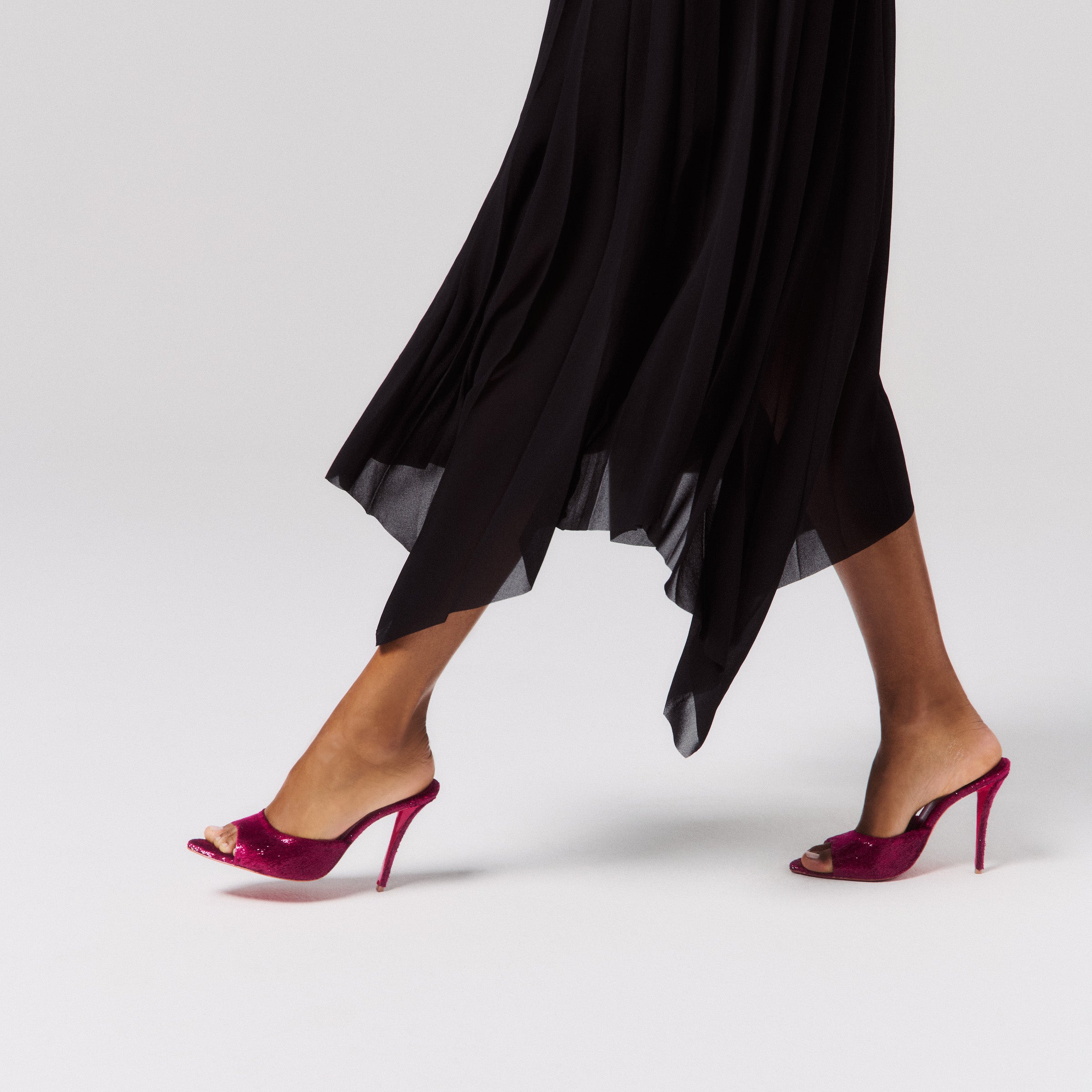 Christian Louboutin Miss Z Mule Women Shoes | Color Red