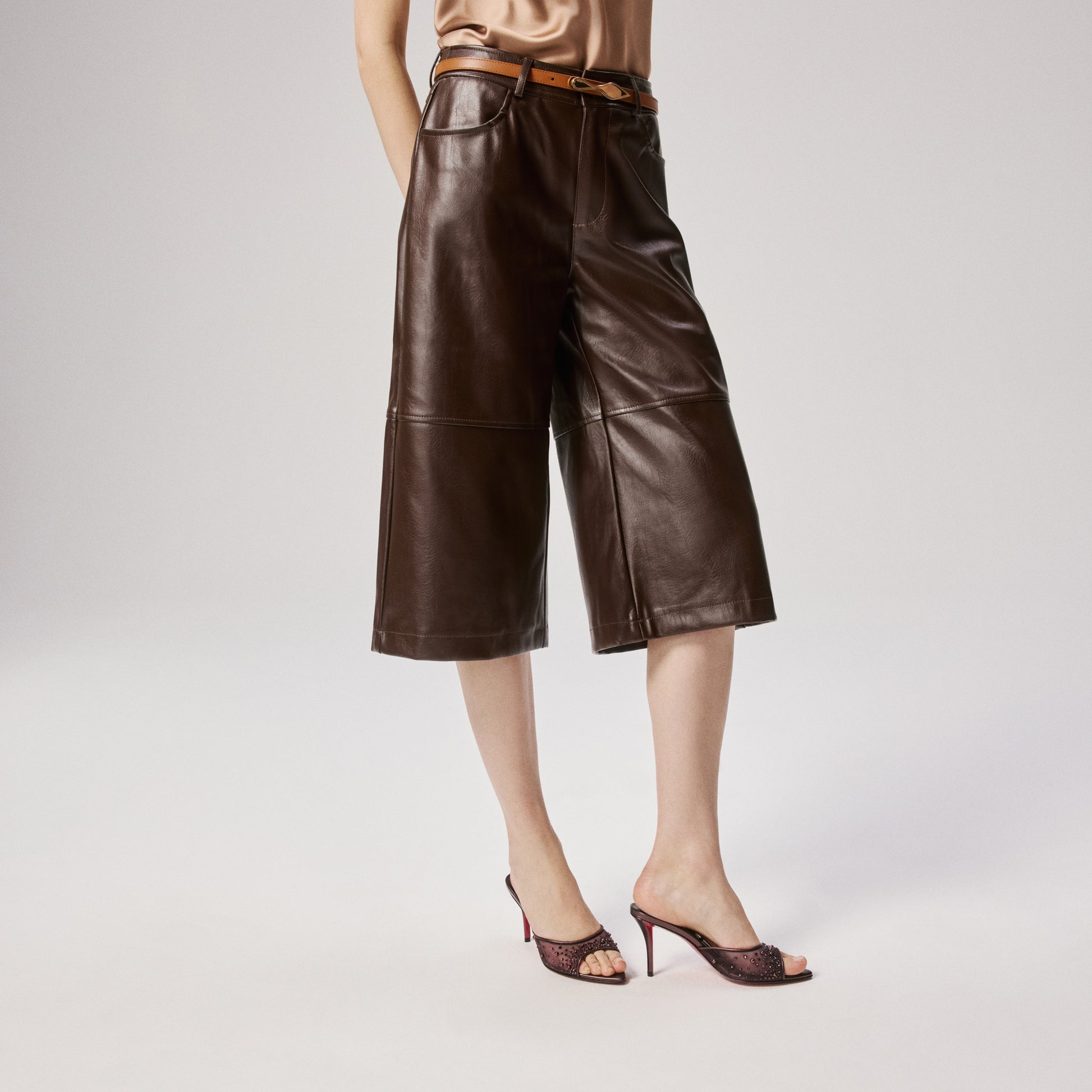 Christian Louboutin Miss Z Mule Degrasstrass Perla Women Shoes | Color Pink