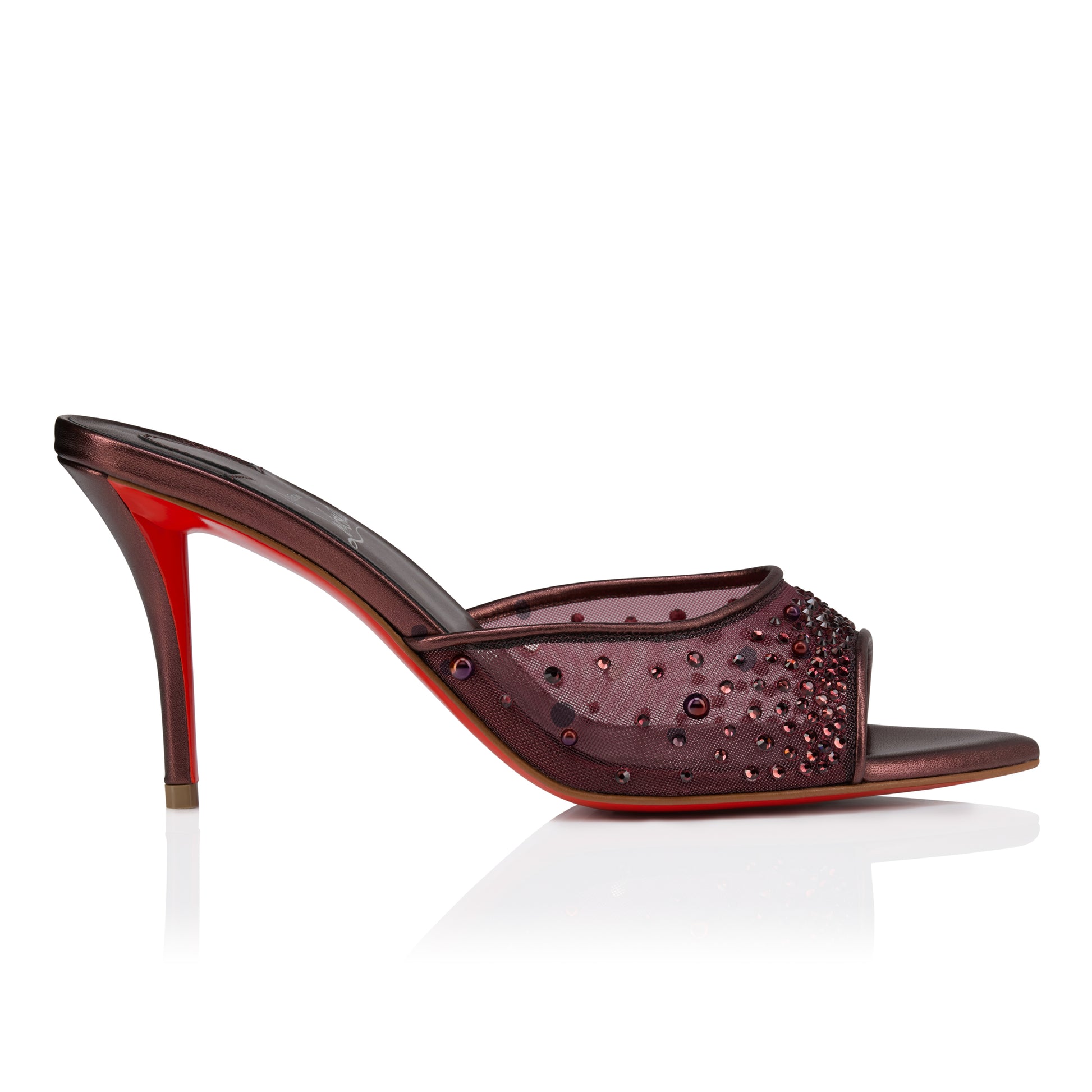 Christian Louboutin Miss Z Mule Degrasstrass Perla Women Shoes | Color Pink