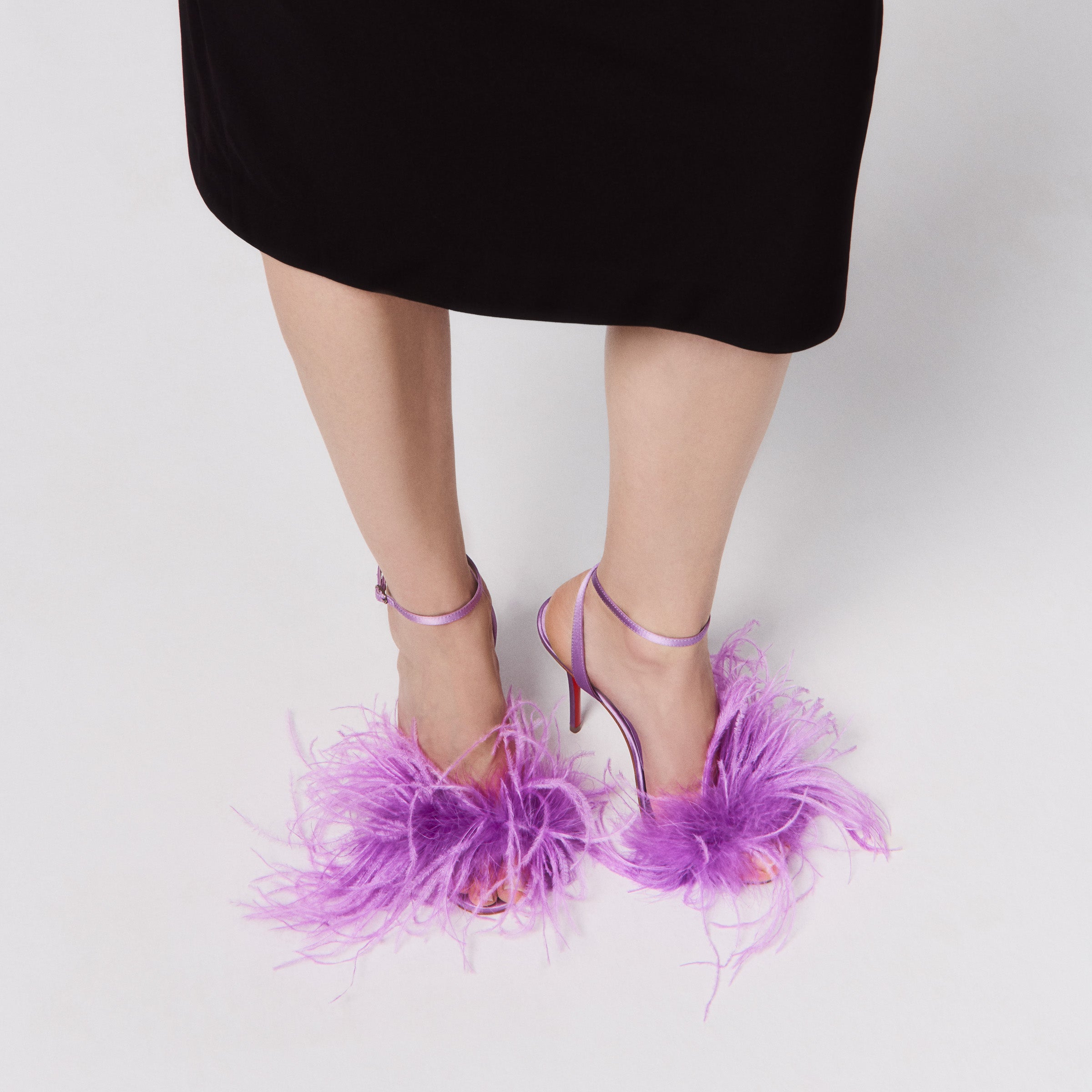 Christian Louboutin Miss Z Poupi Women Shoes | Color Purple