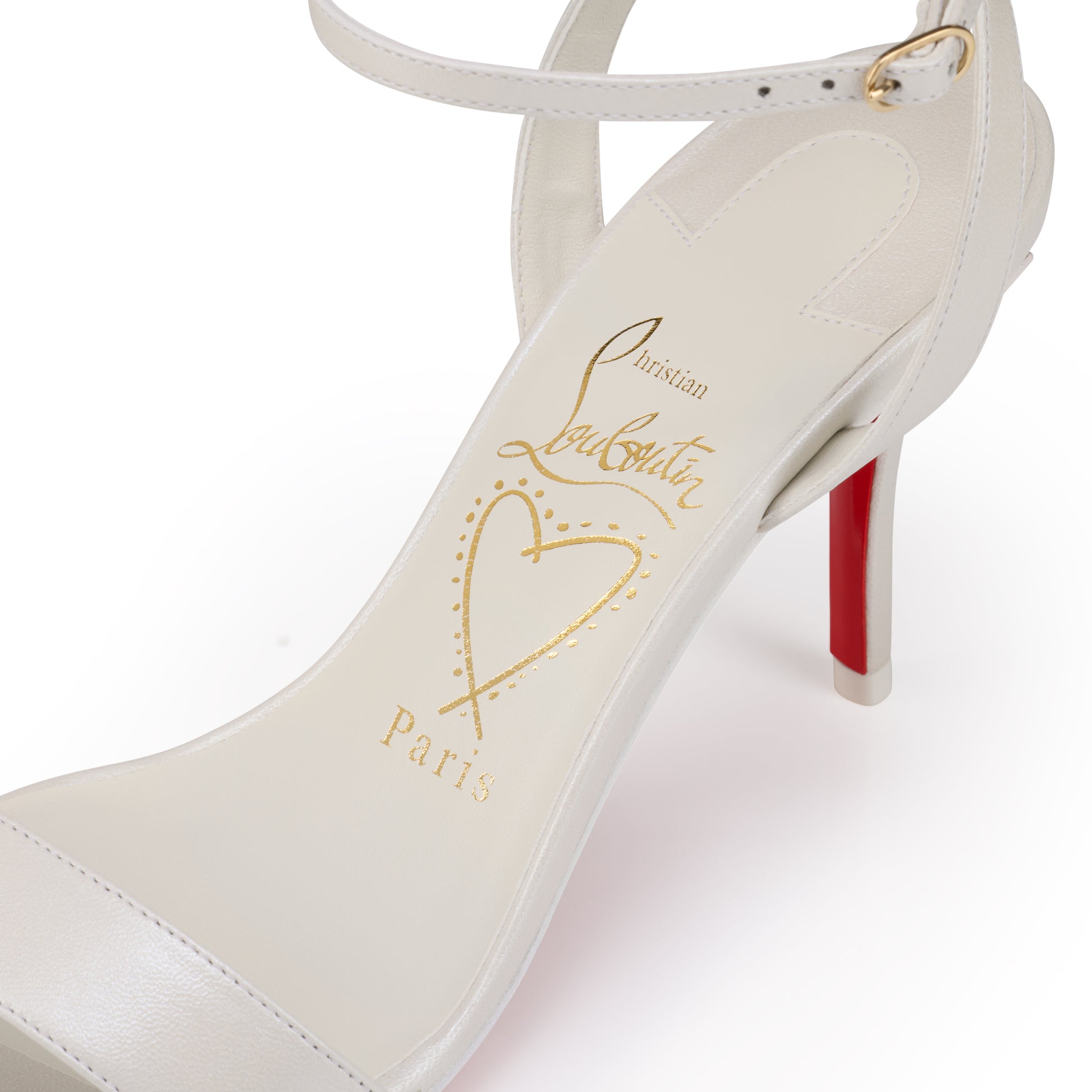 Christian Louboutin Miss Z Sandal Women Shoes | Color White