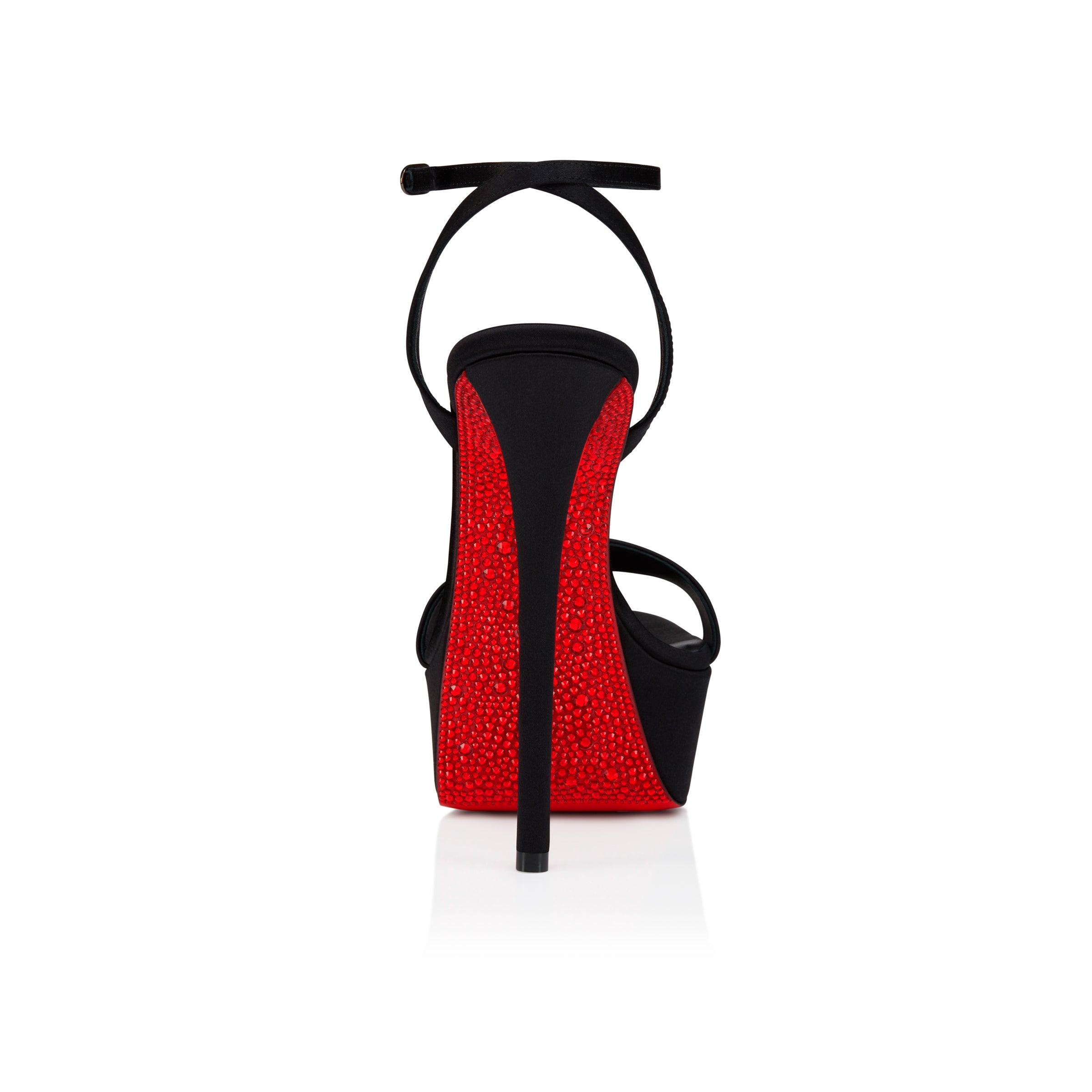 Christian Louboutin Miss Z Sandal Alta Suola Strass Women Shoes | Color Black