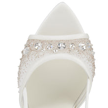 Load image into Gallery viewer, Christian Louboutin Miss Z Sandal Sling Sparkling Women Shoes | Color White
