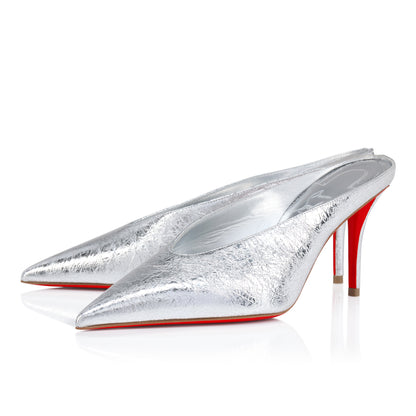 Christian Louboutin Miss Z Slimimule Women Shoes | Color Silver