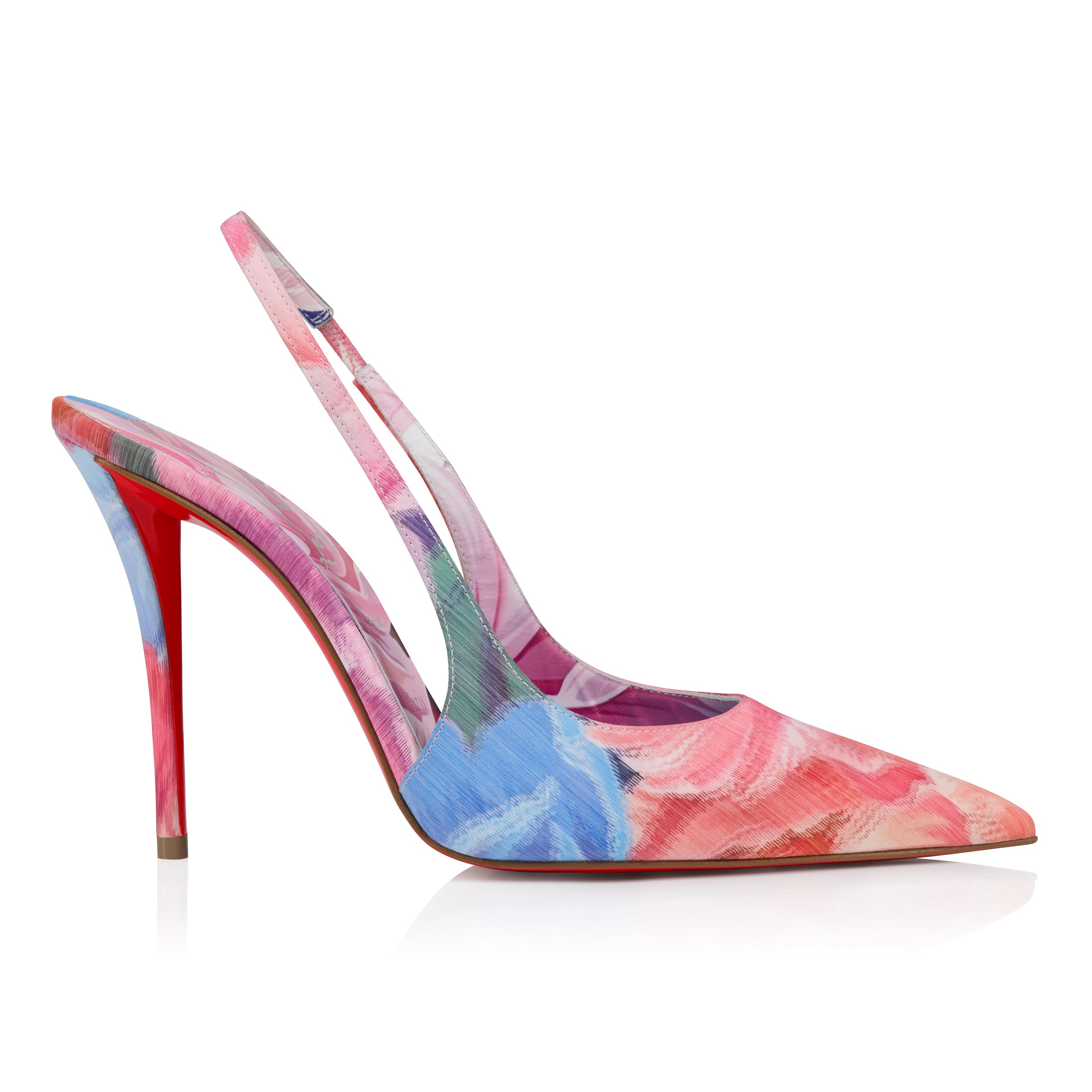 Christian Louboutin Miss Z Sling Back Women Shoes | Color Multicolor