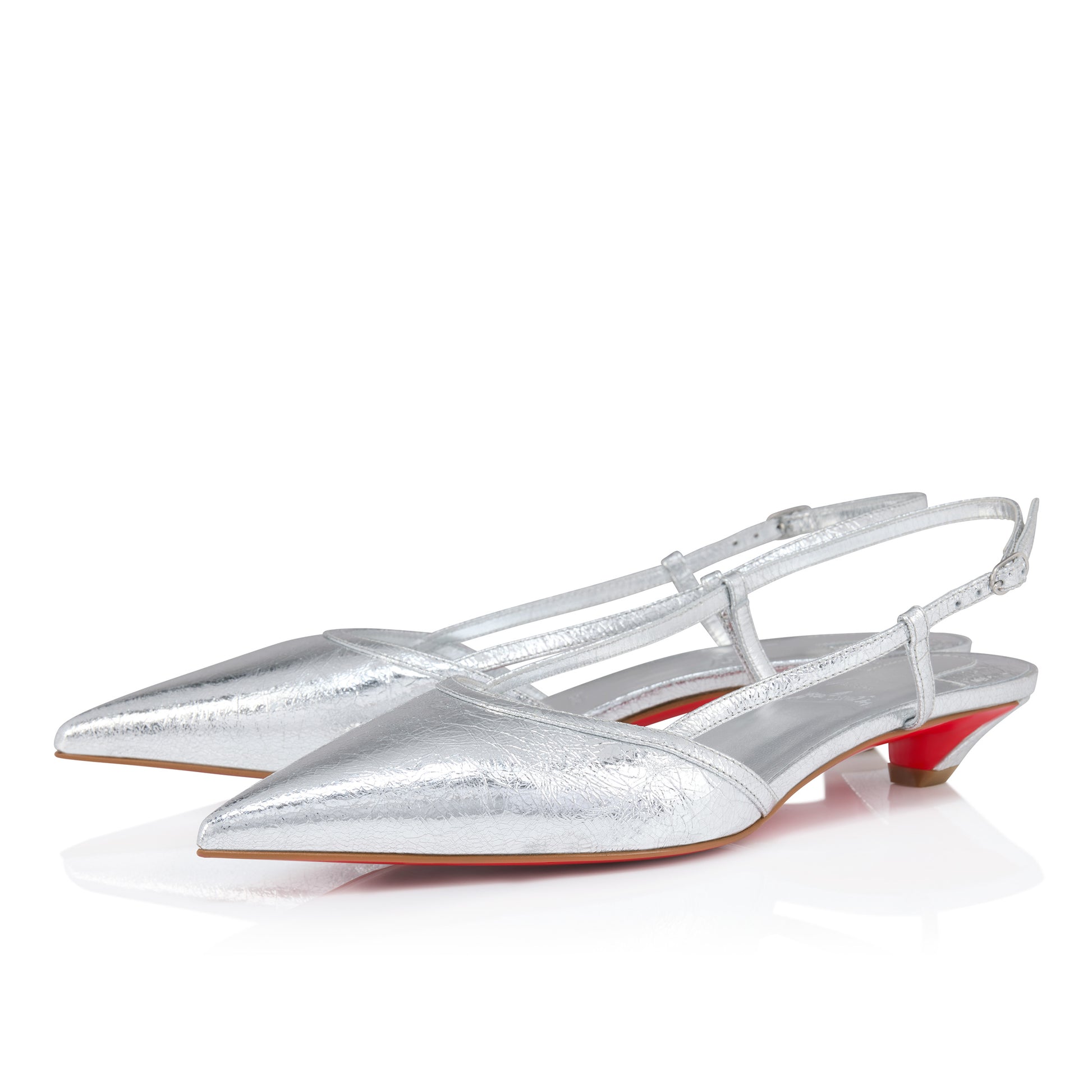 Christian Louboutin Miss Z Slingina Women Shoes | Color Silver