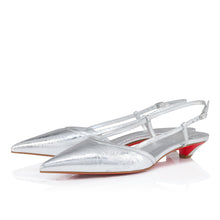 Load image into Gallery viewer, Christian Louboutin Miss Z Slingina Women Shoes | Color Silver
