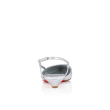 Load image into Gallery viewer, Christian Louboutin Miss Z Slingina Women Shoes | Color Silver
