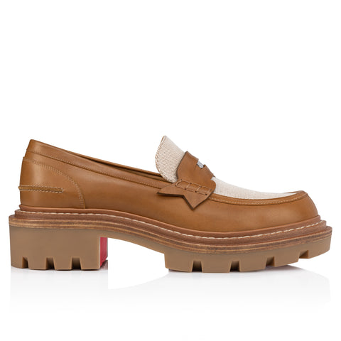 Christian Louboutin Moc College Men Shoes | Color Brown