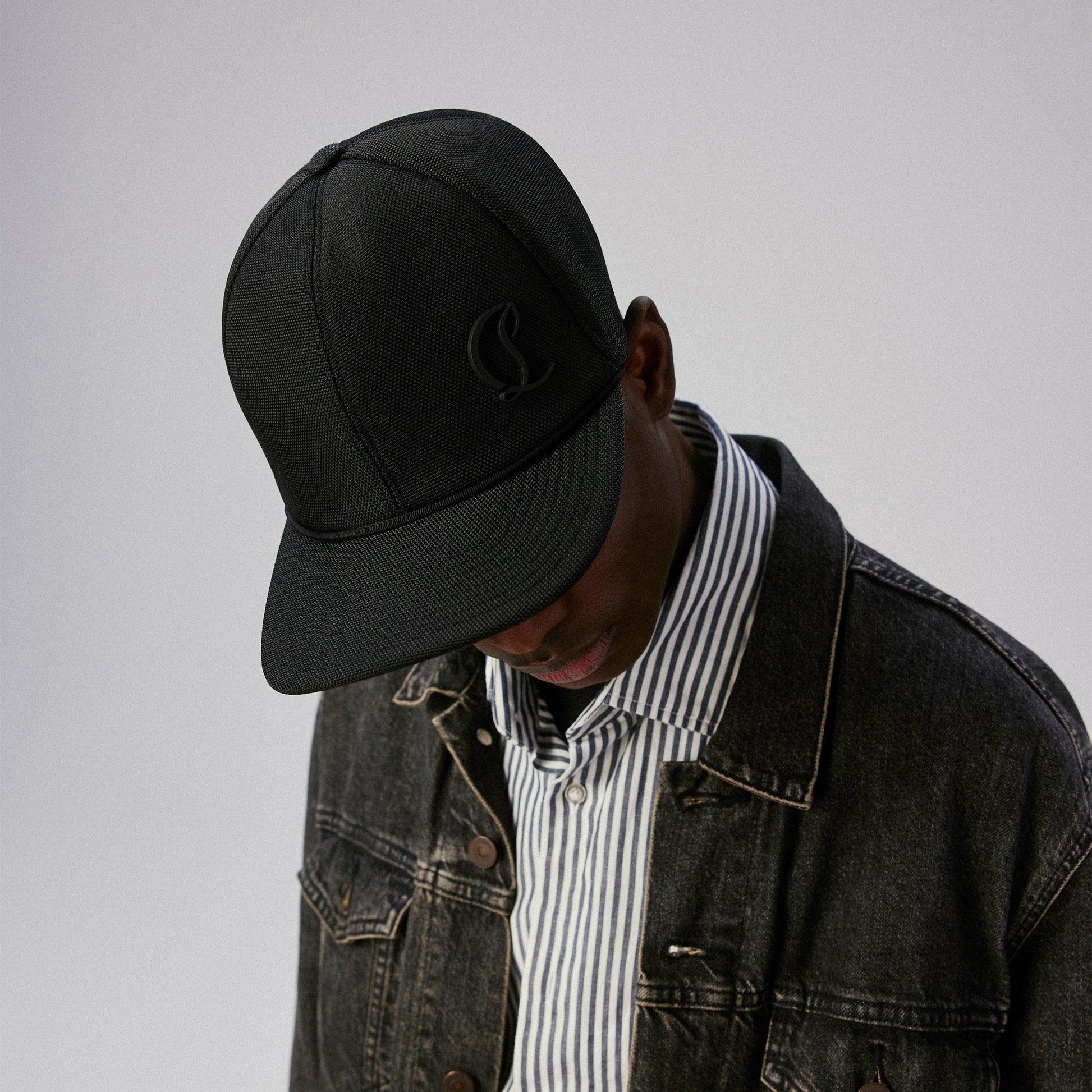 Christian Louboutin Mooncrest Active Men Hats | Color Black