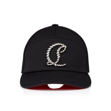 Load image into Gallery viewer, Christian Louboutin Mooncrest Stones Men Hats | Color Black
