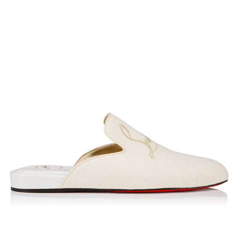 Christian Louboutin Navy Coolito Men Shoes | Color White