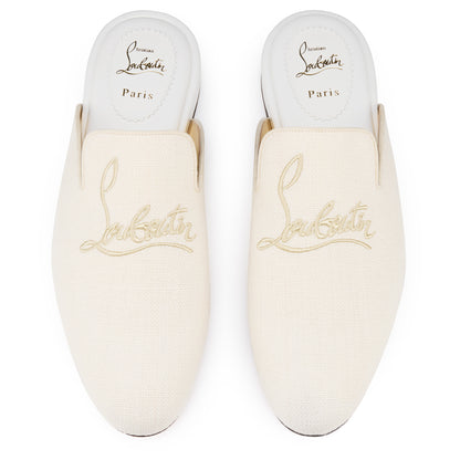 Christian Louboutin Navy Coolito Men Shoes | Color White