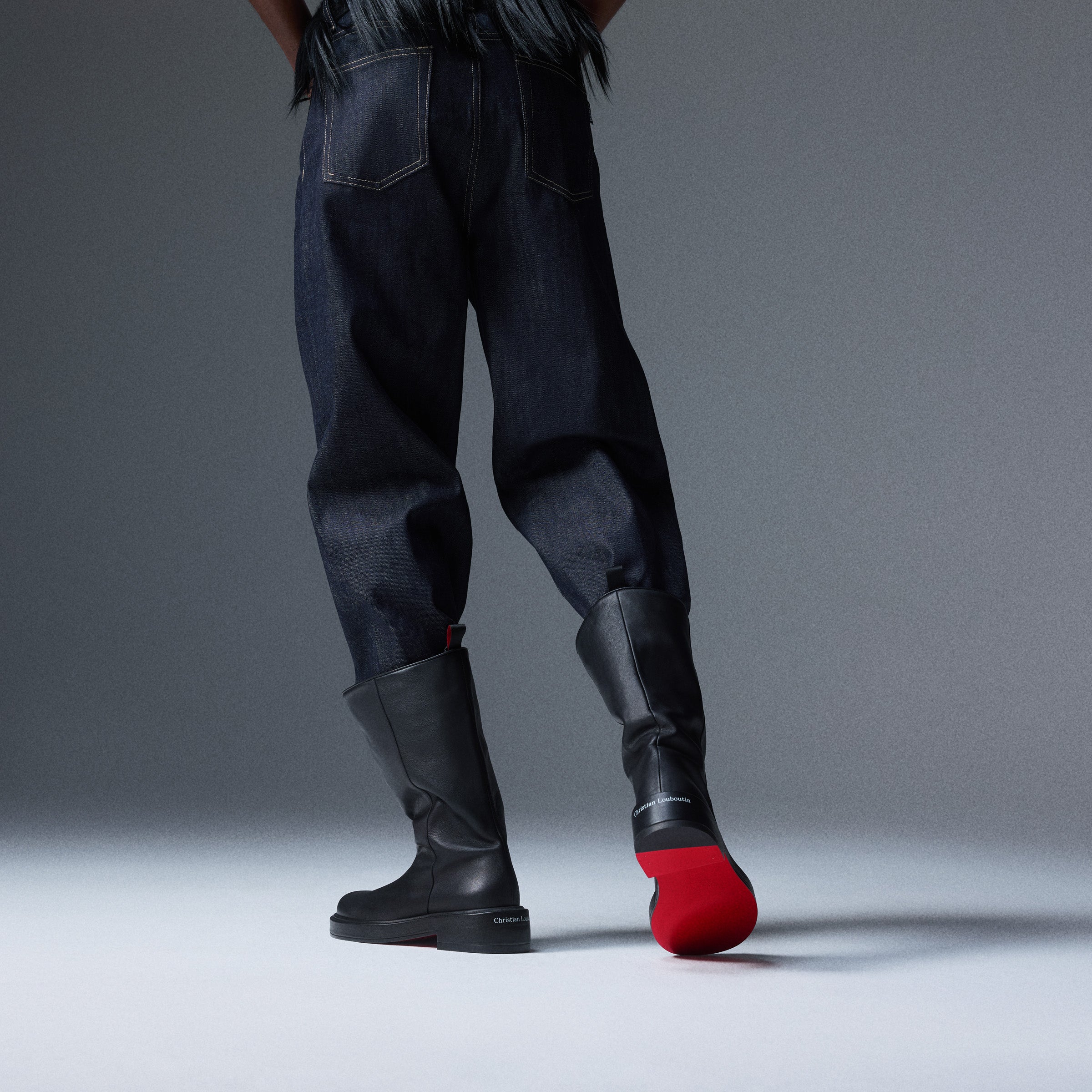 Christian Louboutin Neo Bloon Men Shoes | Color Black