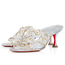 Load image into Gallery viewer, Christian Louboutin Octomule Strass Women Shoes | Color Silver
