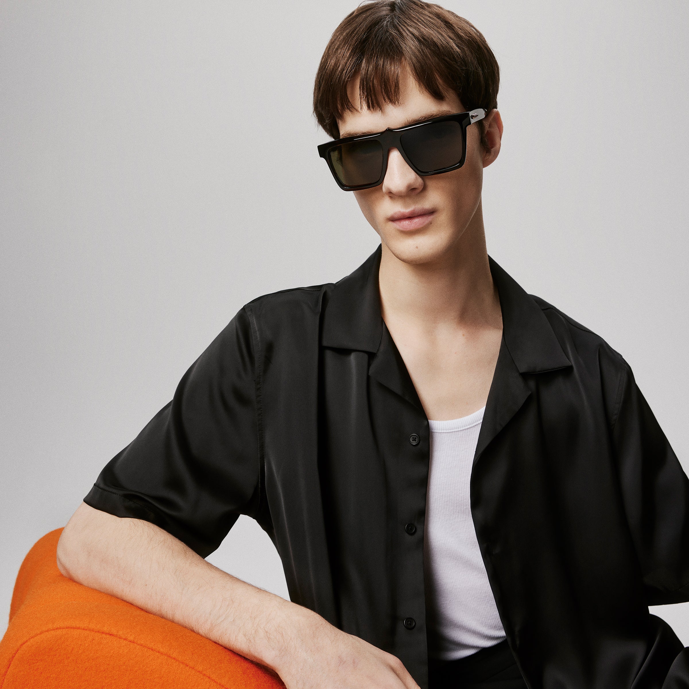 Christian Louboutin Our Georges Lb0014 Men Eyewear | Color Brown