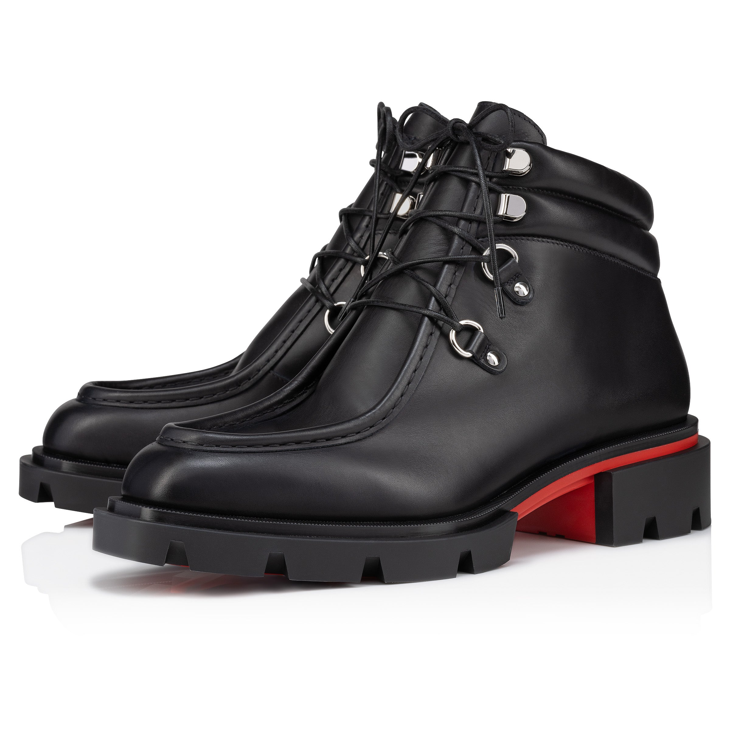 Christian Louboutin Our Pabelito Boot Men Shoes | Color Black