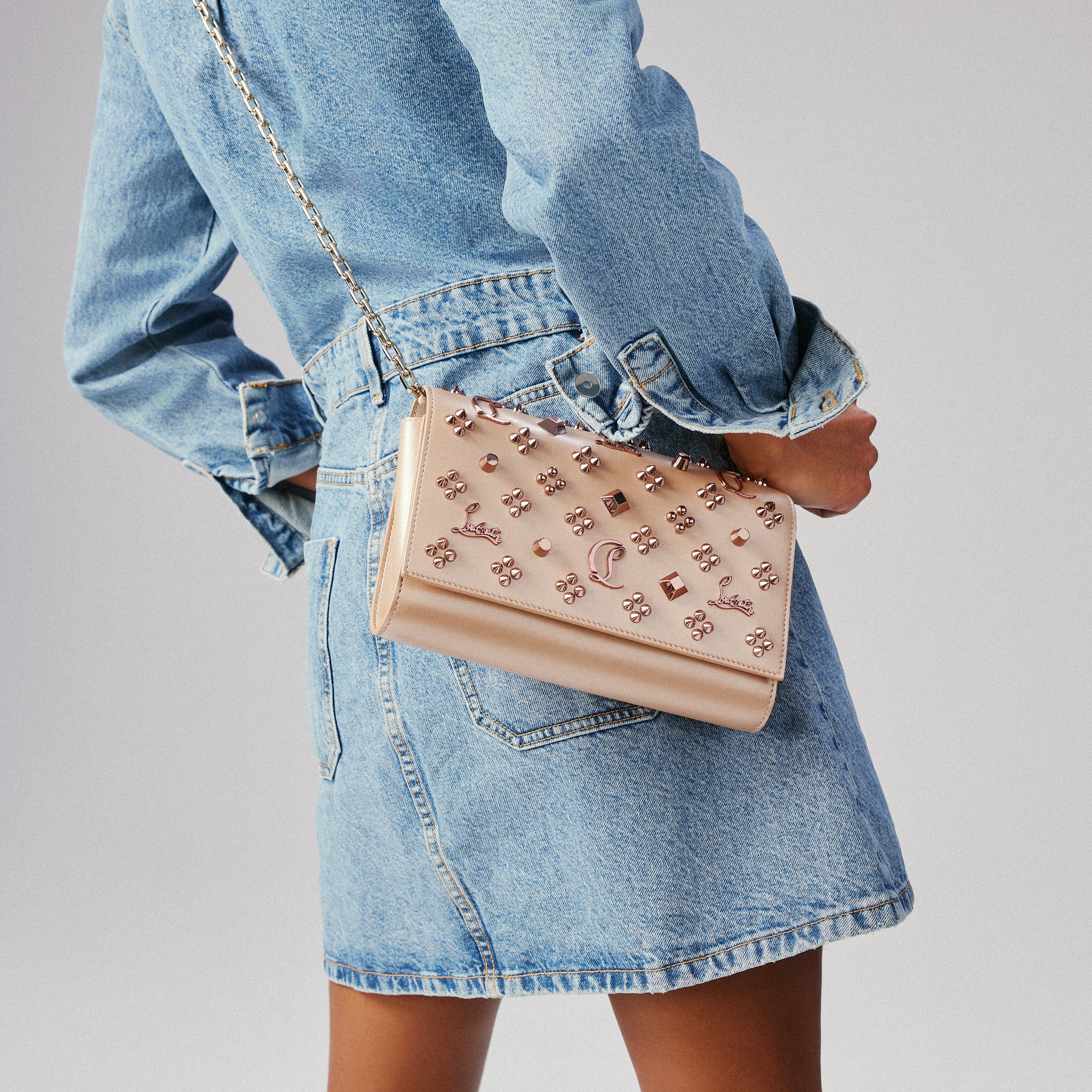 Christian Louboutin Paloma Women Bags | Color Beige