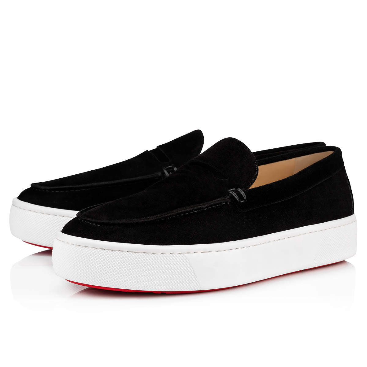 Christian Louboutin Paqueboat Men Shoes | Color Black