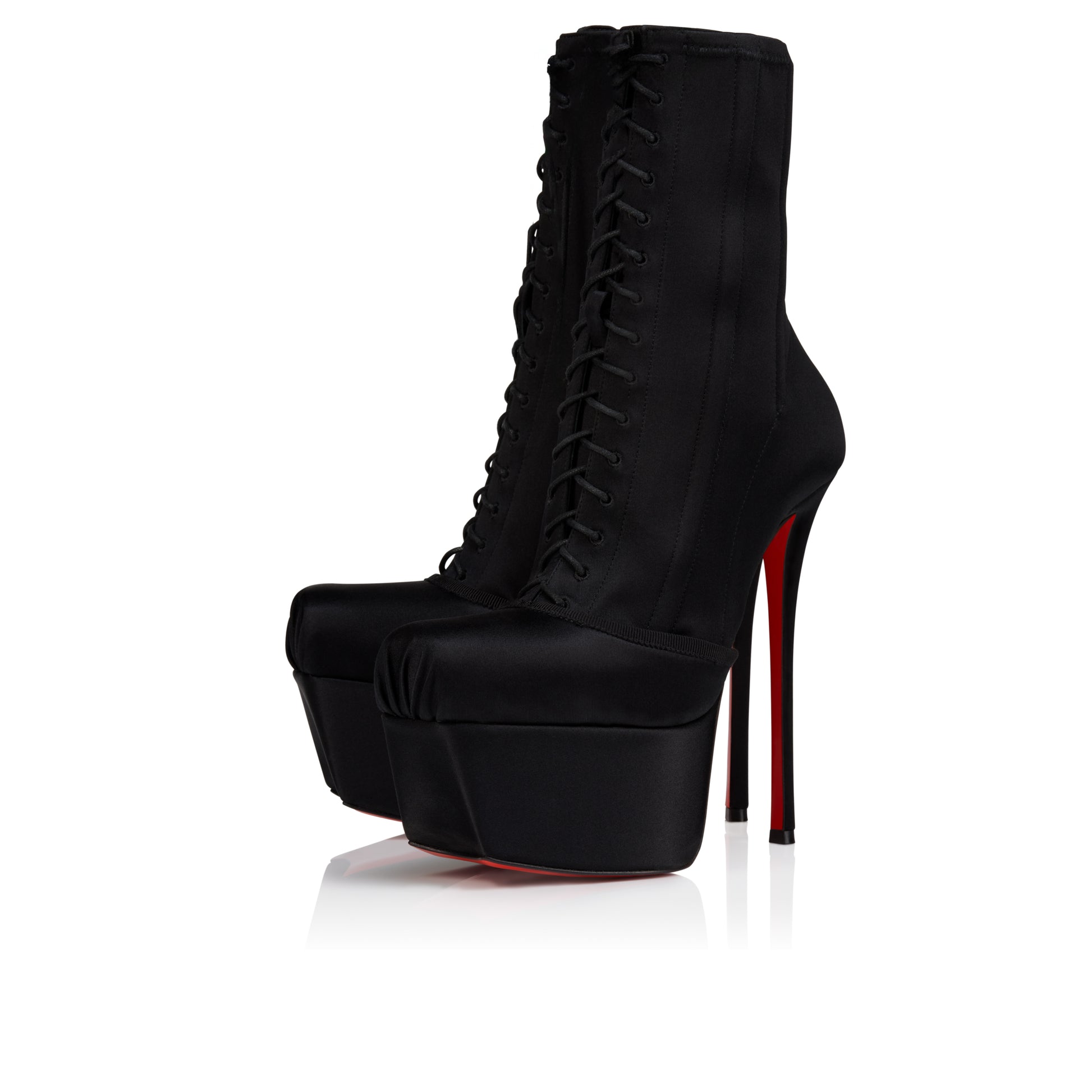 Christian Louboutin Pavlova Booty Alta Women Shoes | Color Black