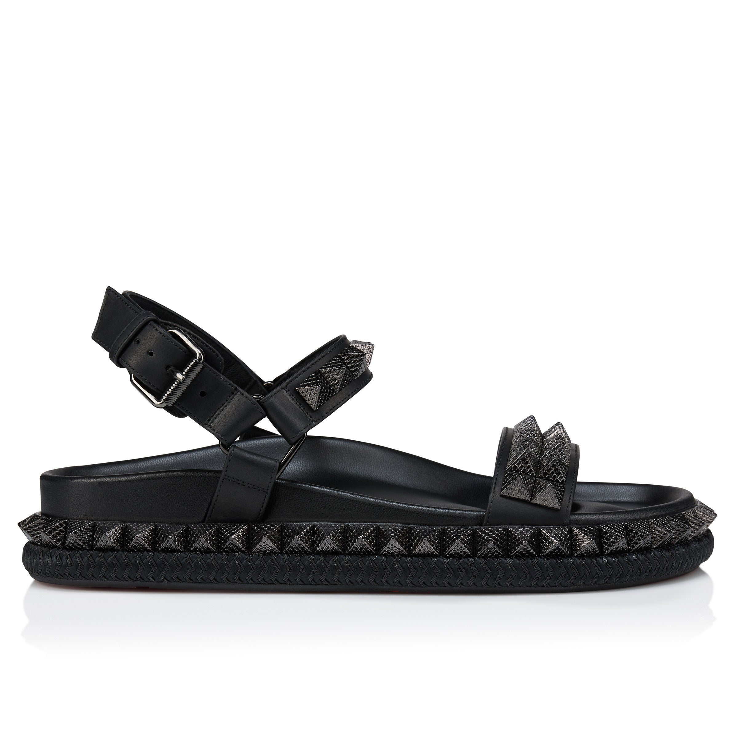 Christian Louboutin Pyrabizz Sandal Women Shoes | Color Black
