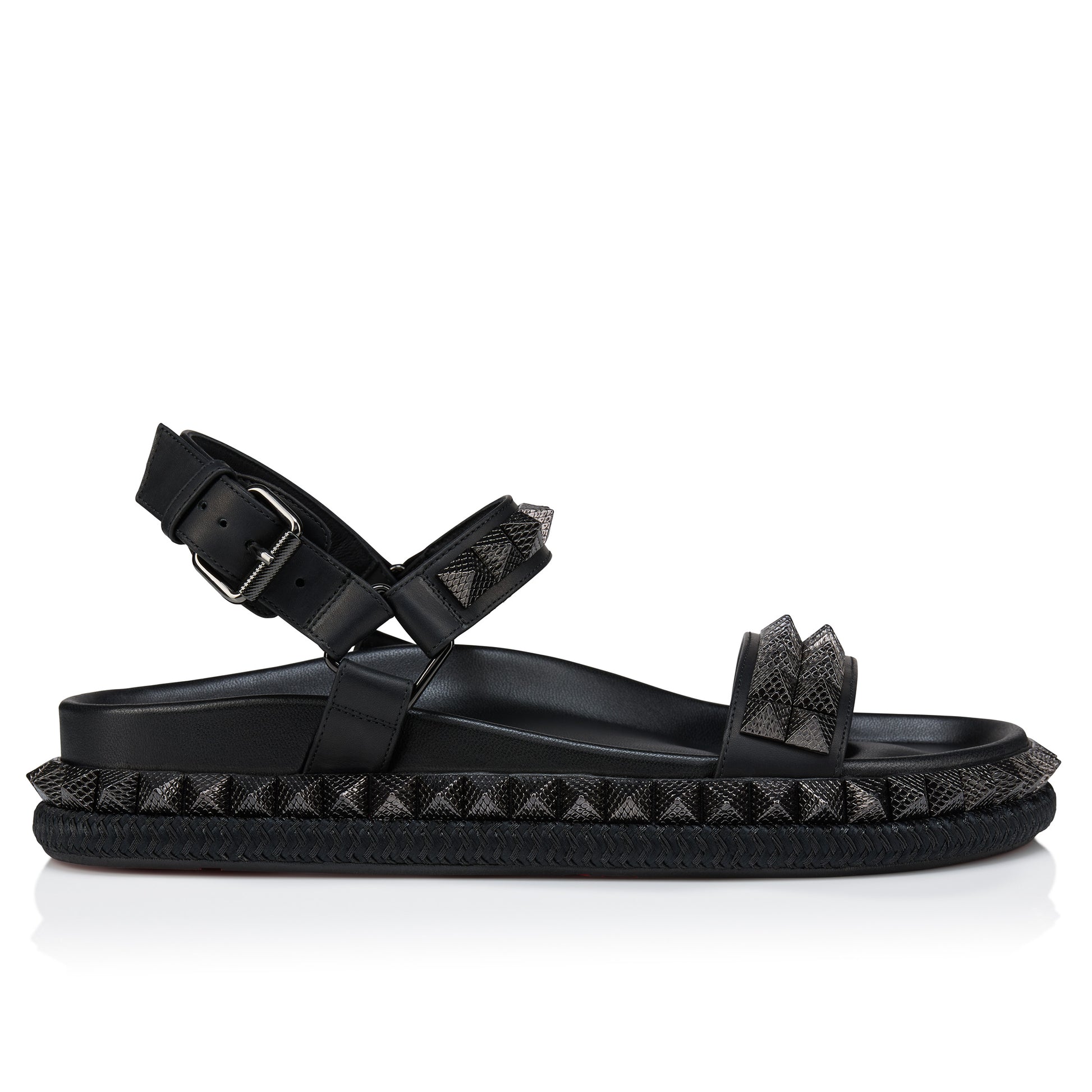 Christian Louboutin Pyrabizz Sandal Women Shoes | Color Black