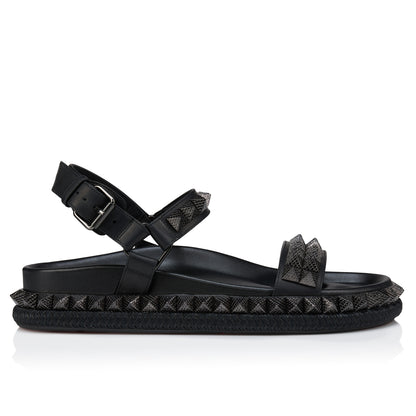 Christian Louboutin Pyrabizz Sandal Women Shoes | Color Black