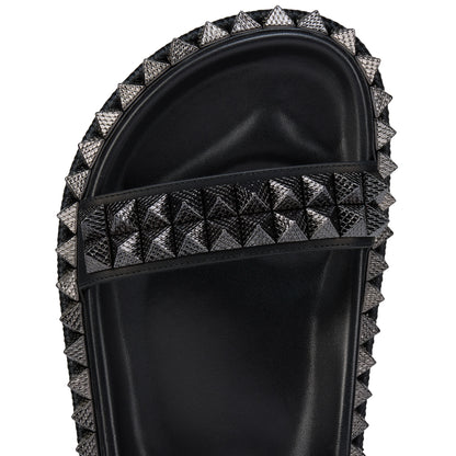 Christian Louboutin Pyrabizz Sandal Women Shoes | Color Black