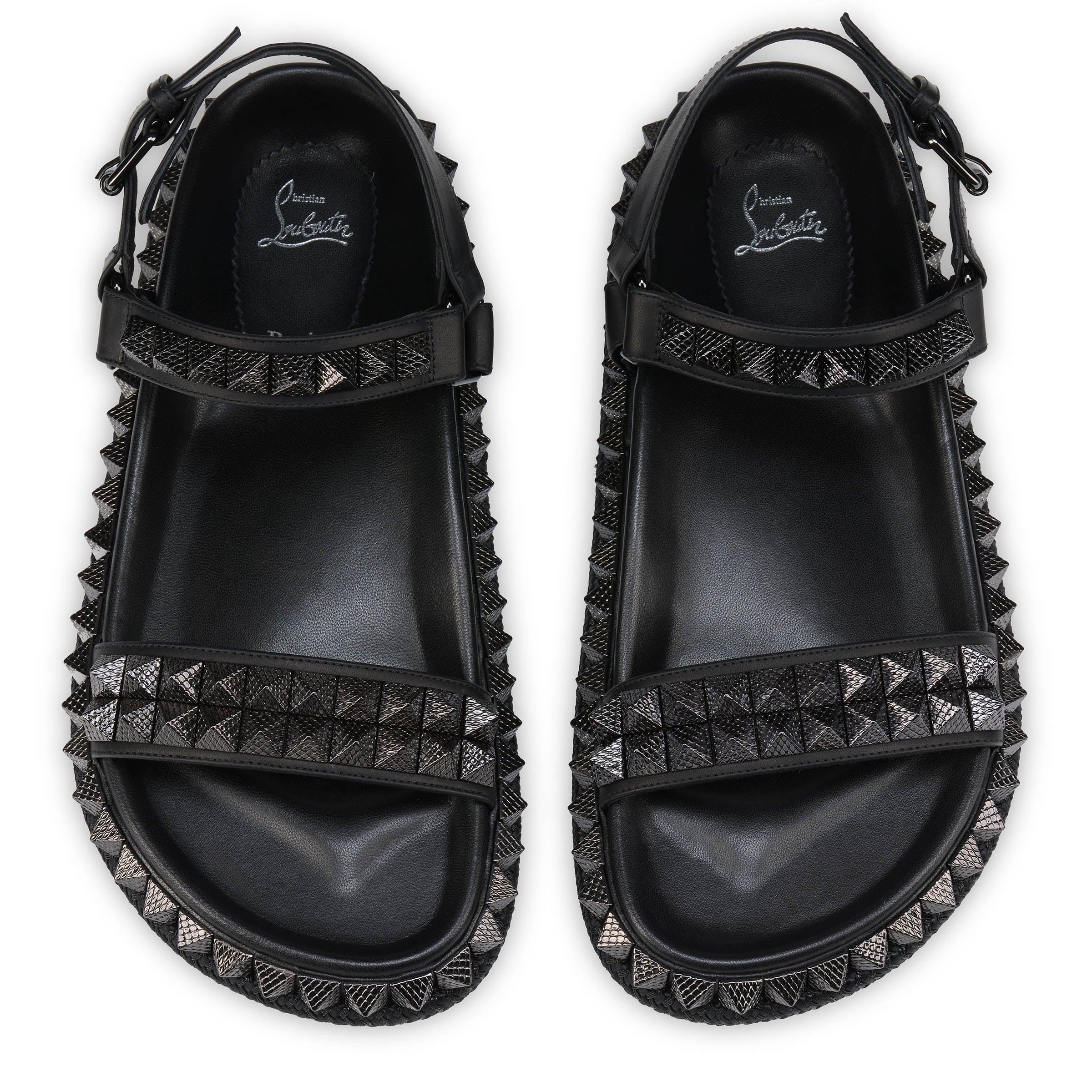 Christian Louboutin Pyrabizz Sandal Women Shoes | Color Black