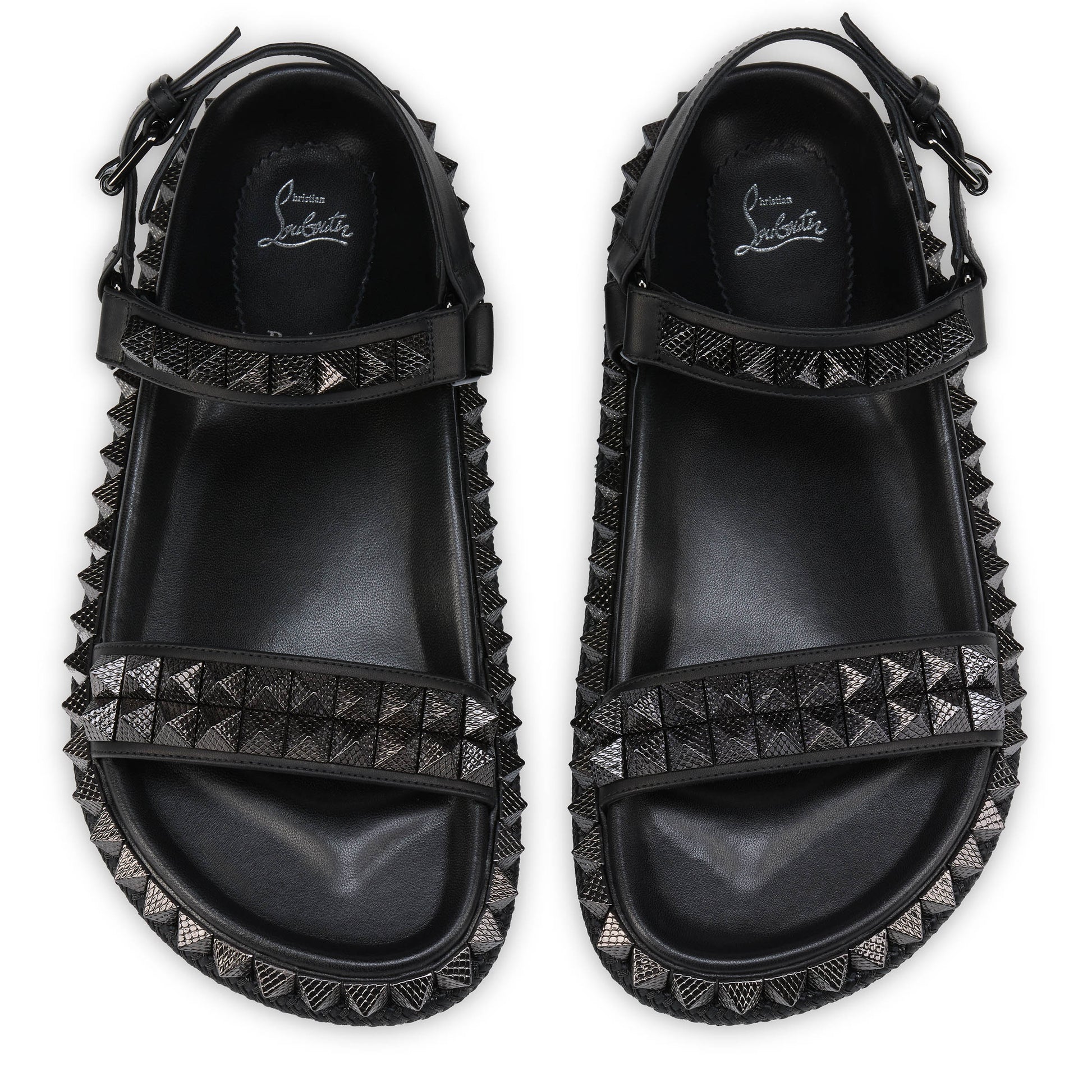 Christian Louboutin Pyrabizz Sandal Women Shoes | Color Black
