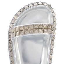 Load image into Gallery viewer, Christian Louboutin Pyrabizz Sandal Women Shoes | Color Silver
