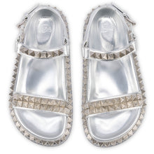 Load image into Gallery viewer, Christian Louboutin Pyrabizz Sandal Women Shoes | Color Silver
