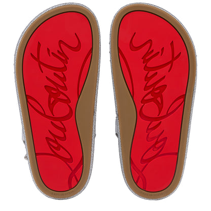 Christian Louboutin Pyrabizz Sandal Women Shoes | Color Silver