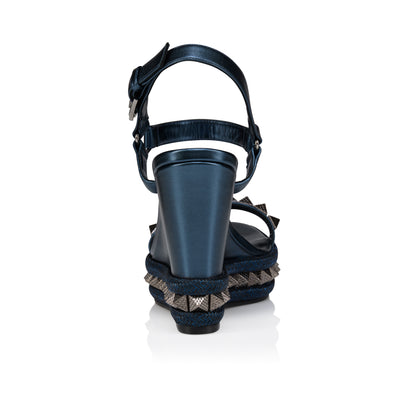 Christian Louboutin Pyra Clou Women Shoes | Color Blue