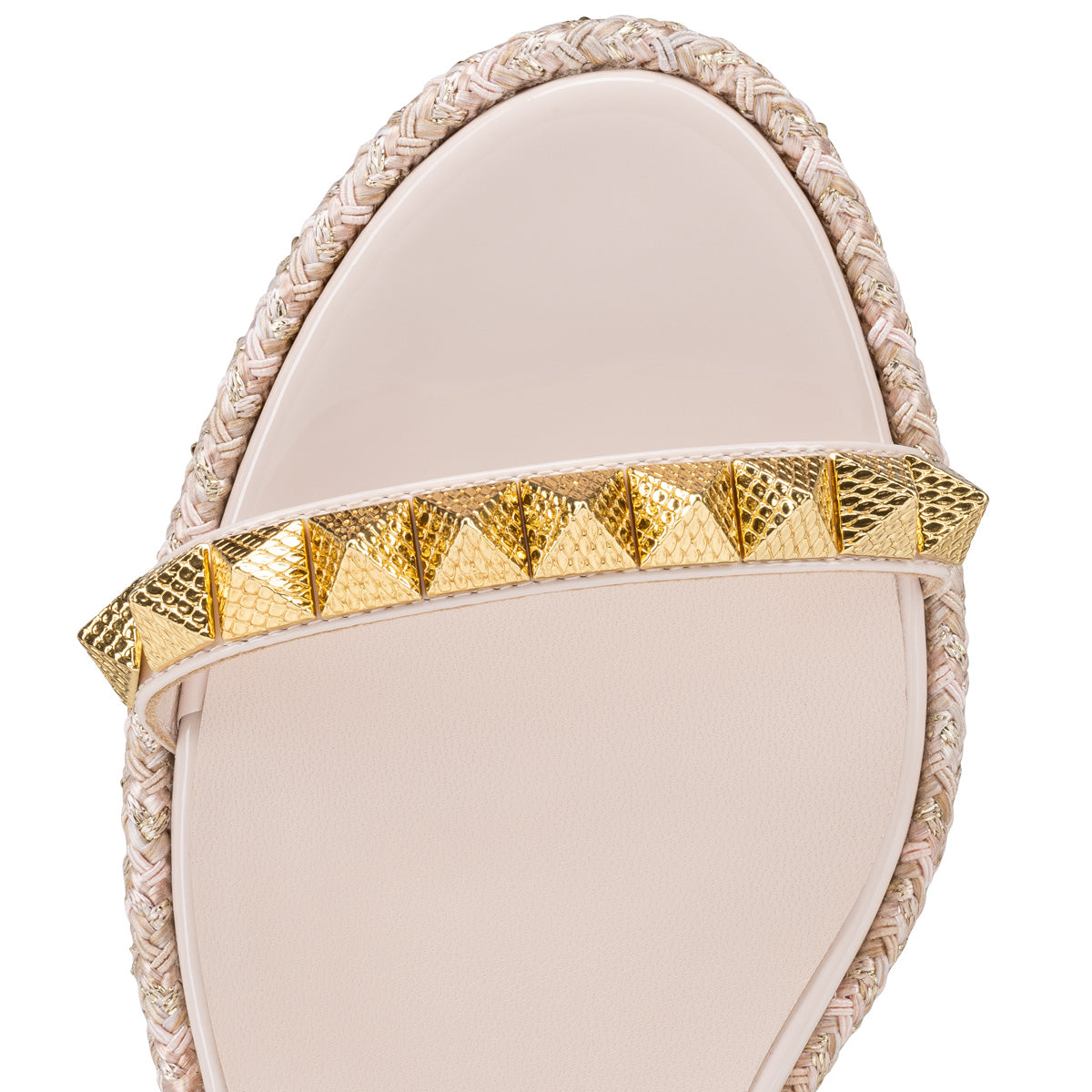 Christian Louboutin Pyraclou Women Shoes | Color Beige