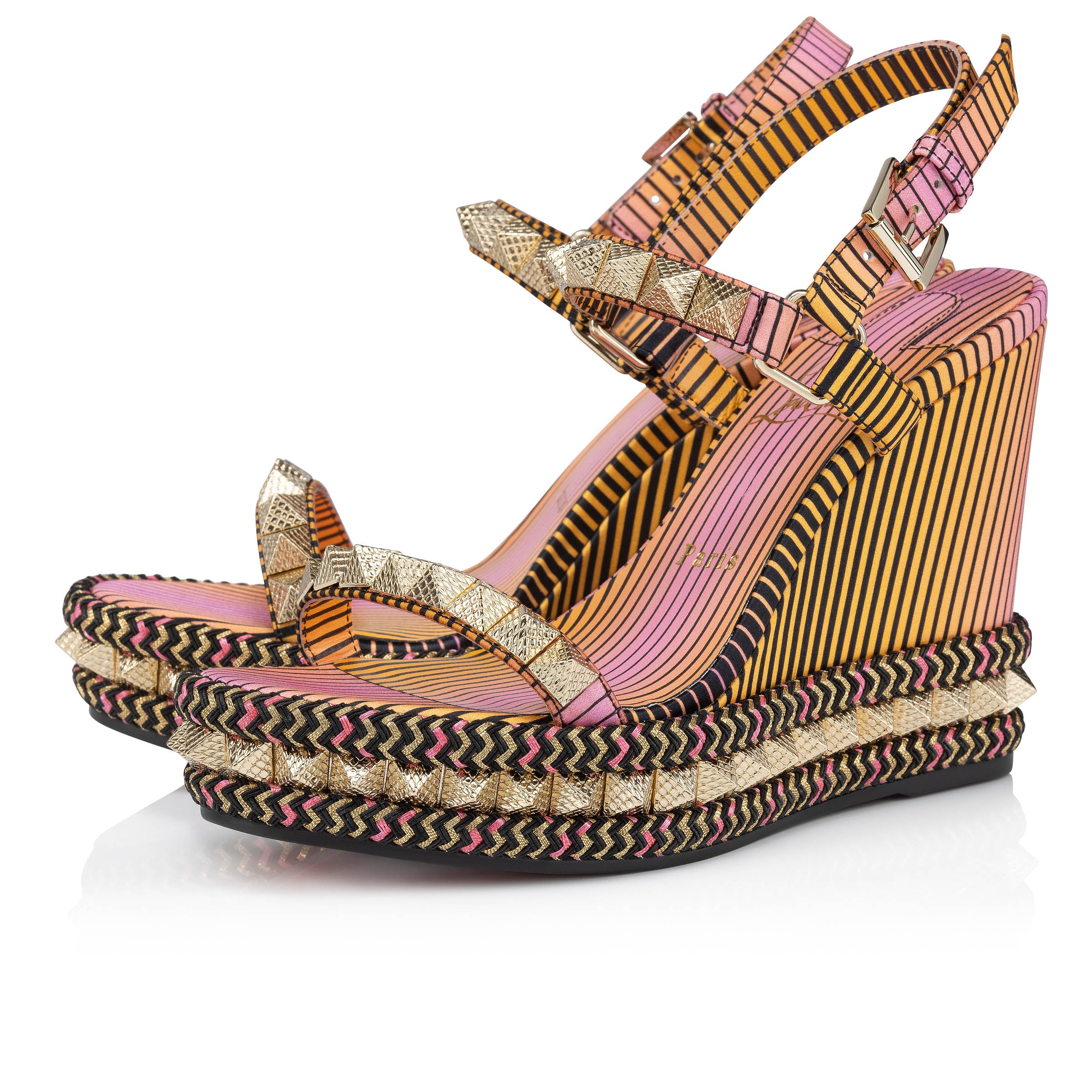 Christian Louboutin Pyraclou Women Shoes | Color Multicolor