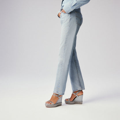 Christian Louboutin Pyraclou Women Shoes | Color Green