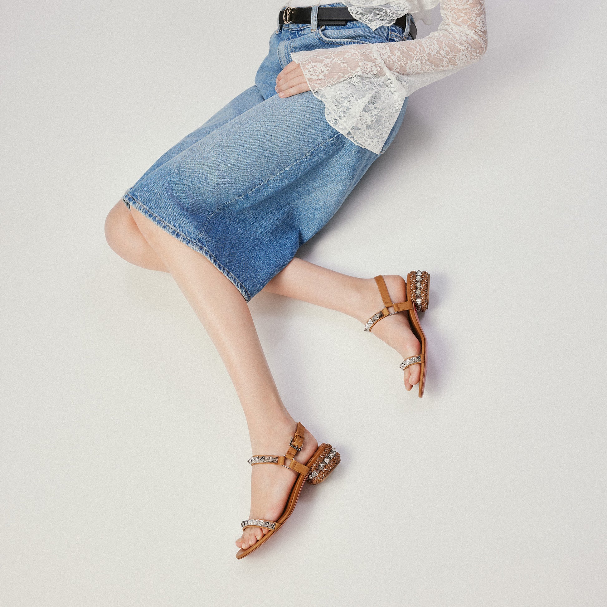 Christian Louboutin Pyrasand Women Shoes | Color Brown