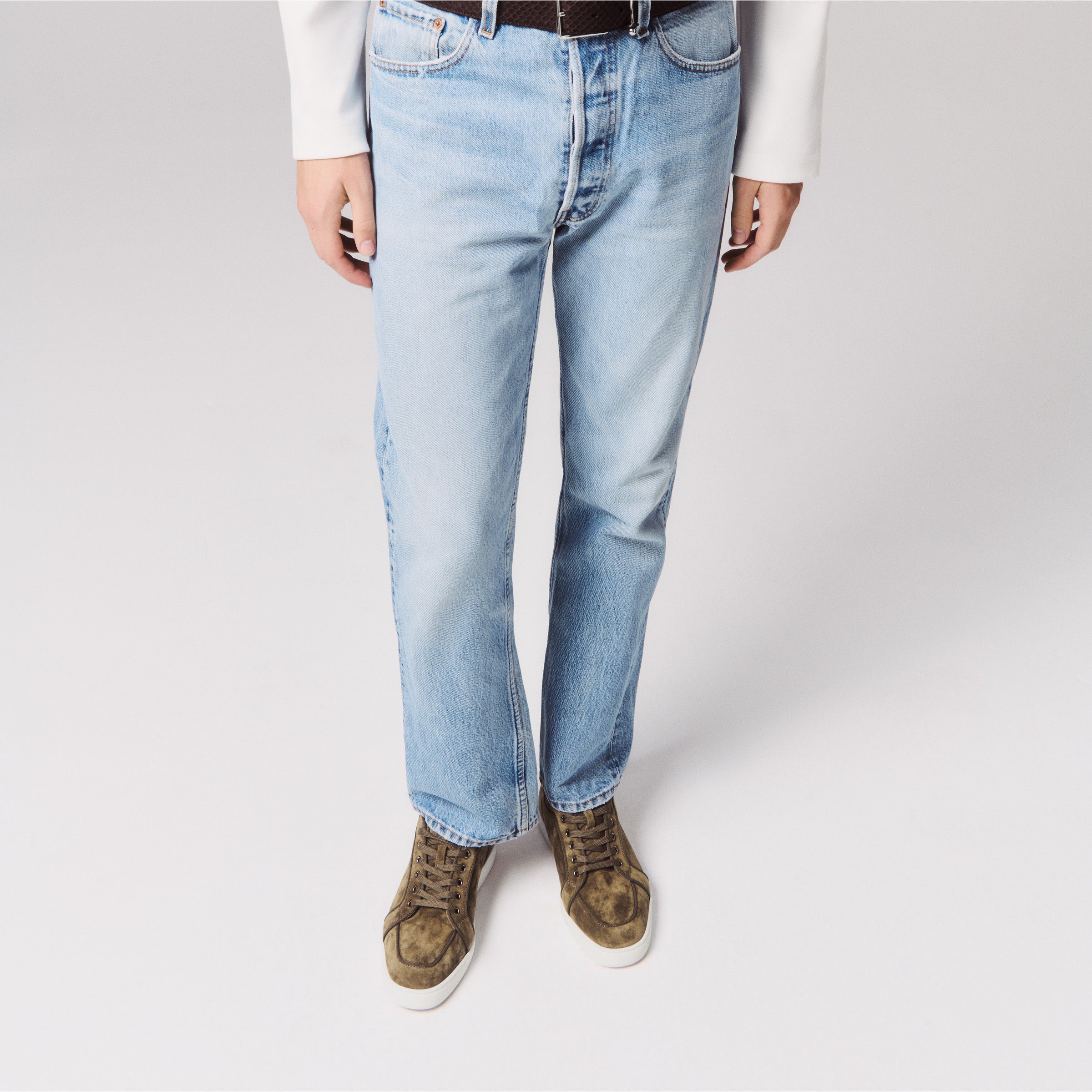 Christian Louboutin Rantulow Men Shoes | Color Bronze