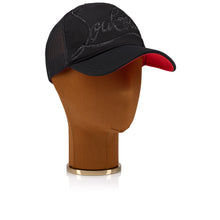 Load image into Gallery viewer, Christian Louboutin Rocknride Strass Men Hats | Color Black
