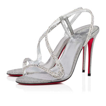 Load image into Gallery viewer, Christian Louboutin Rosalie Strass Women Shoes | Color Silver
