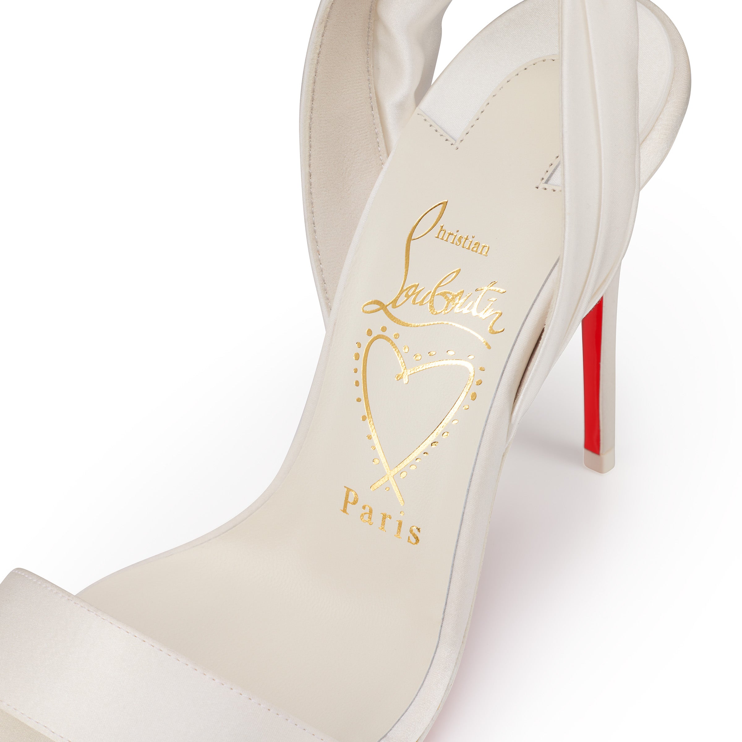 Christian Louboutin Sandale Du Desert Women Shoes | Color White