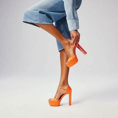 Christian Louboutin Sandaloo Women Shoes | Color Orange