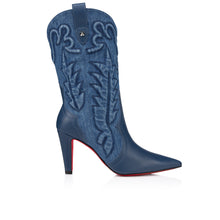 Load image into Gallery viewer, Christian Louboutin Santiabooty Women Shoes | Color Blue
